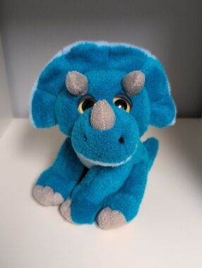 Wild Republic 2012 Blue Dino Plush 7" Dinosaur Plush Boys Kids